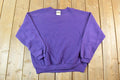 Vintage 1990s Tultex Blank Purple Crewneck Sweatshirt
