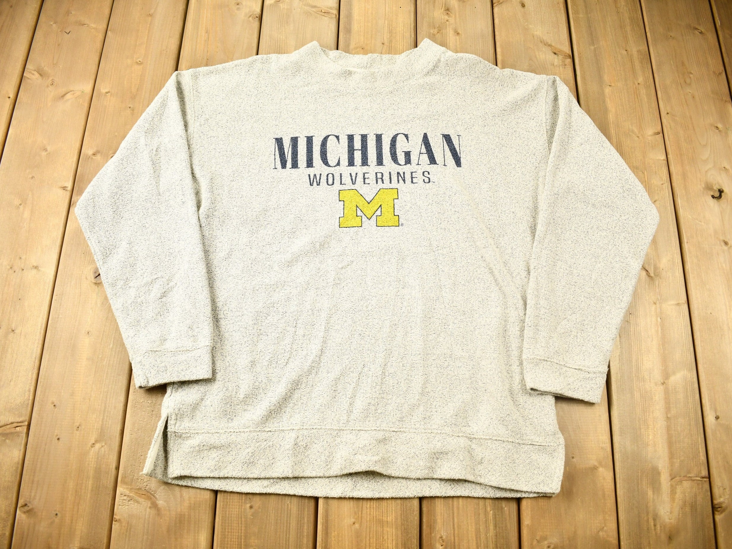 Vintage 1990s University of Michigan Wolverines Collegiate Ladies Crewneck