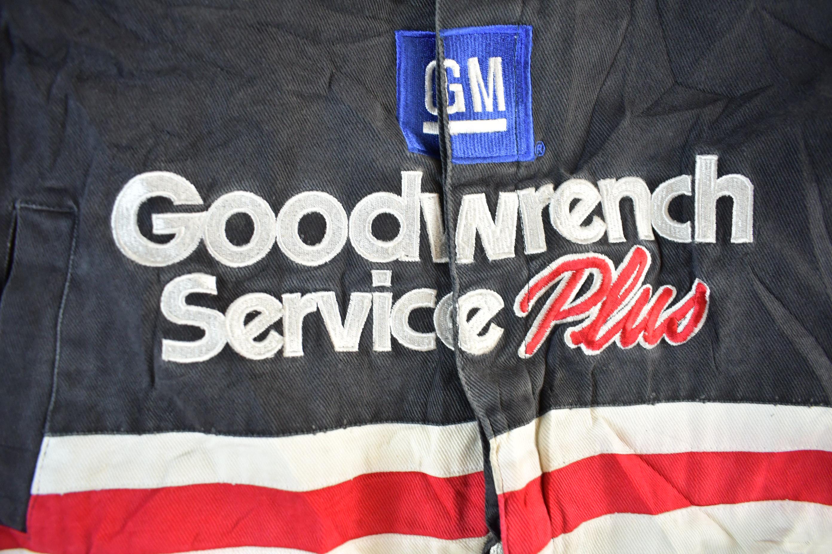 Vintage 1990s Jeff Hamilton Nascar Goodwrench Patchwork Racing Jacket Men's Large