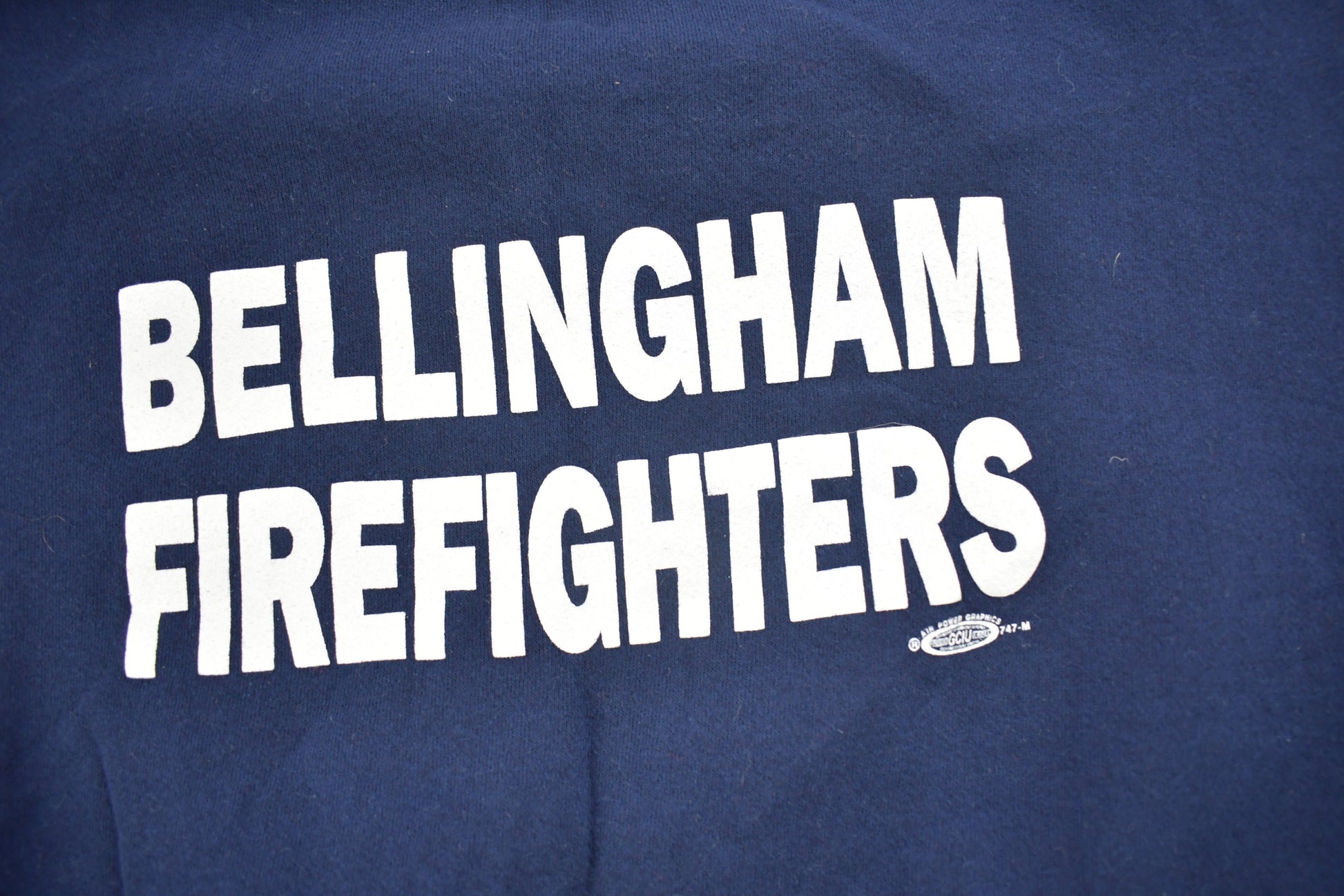 Vintage 1990s Bellingham Firefighters Crewneck / MJ Soffe / Crest Logo / Firefighter Sweatshirt / Streetwear / Made In USA