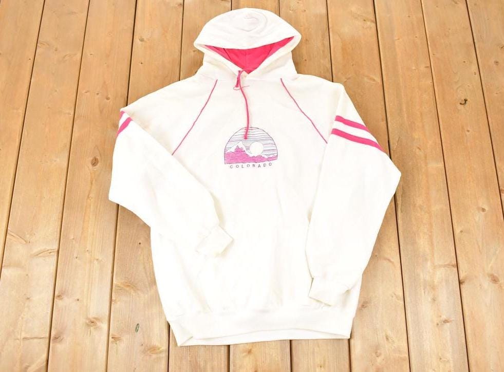 Vintage 1990s Colorado Hoodie Sweatshirt Women's XL