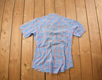 Vintage 1990s Wrangler Plaid Flannel Button Up Shirt
