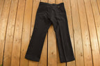 Vintage 1990's Wrangler Black Polyester Pants 38 x 29