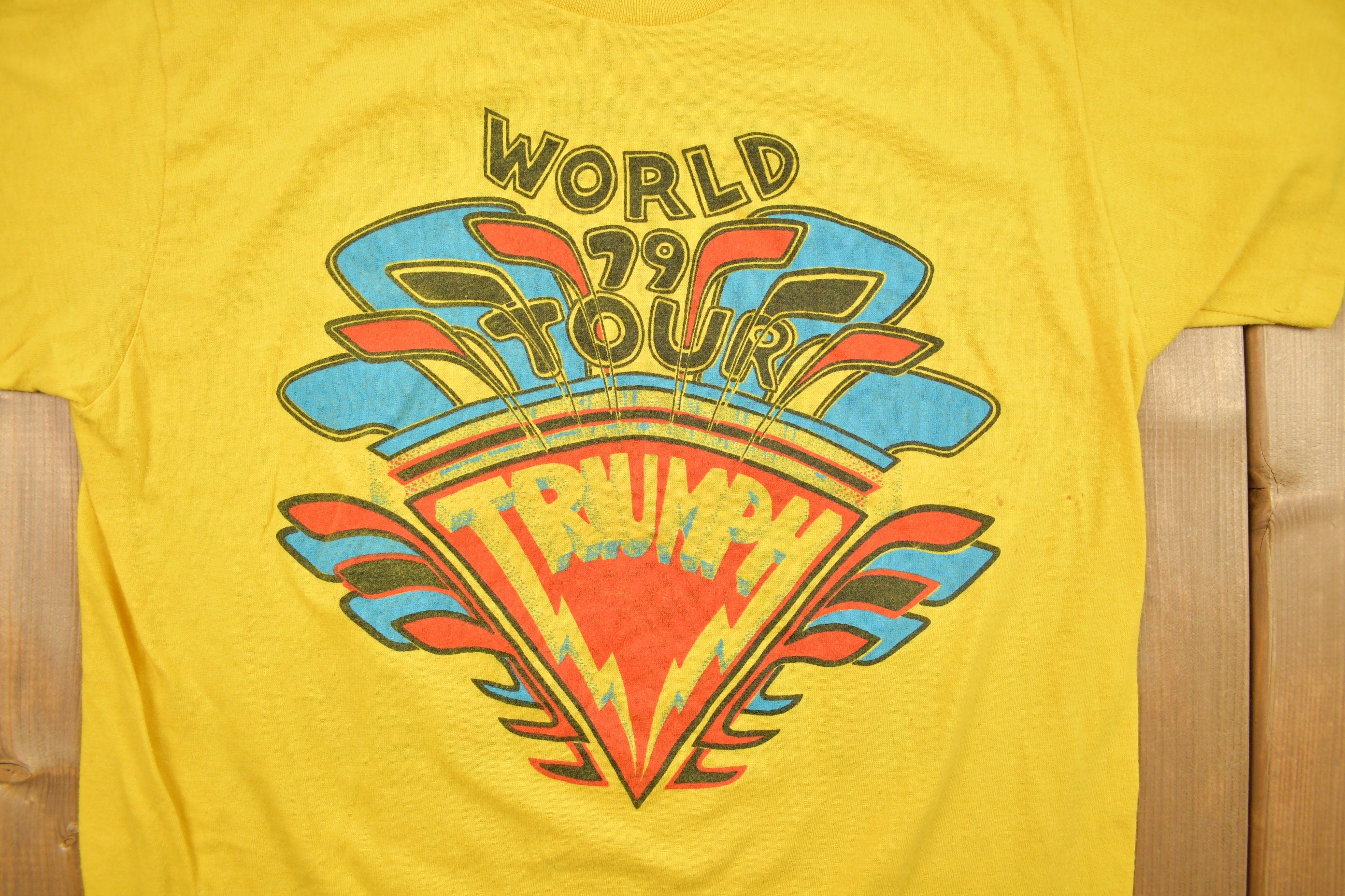 Vintage 1979 Triumph Tour Band T-shirt