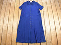 Vintage 1980s Kim & Co Button Down Shirt Dress