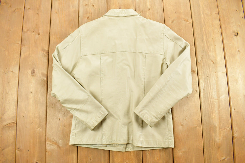 Vintage 1980s Parra Couros Leather Jacket