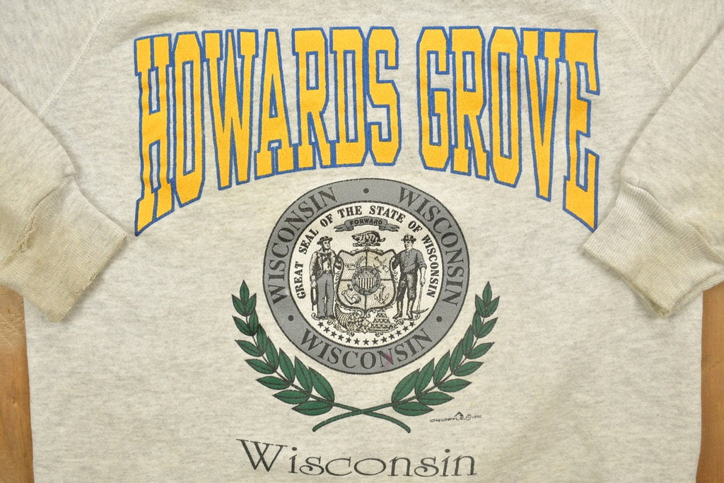 Vintage 1990s Howards Grove Wisconsin Sweatshirt