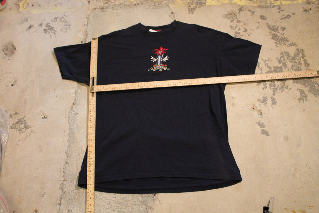 Vintage 1990s Bullhead Denim Clown Graphic T Shirt