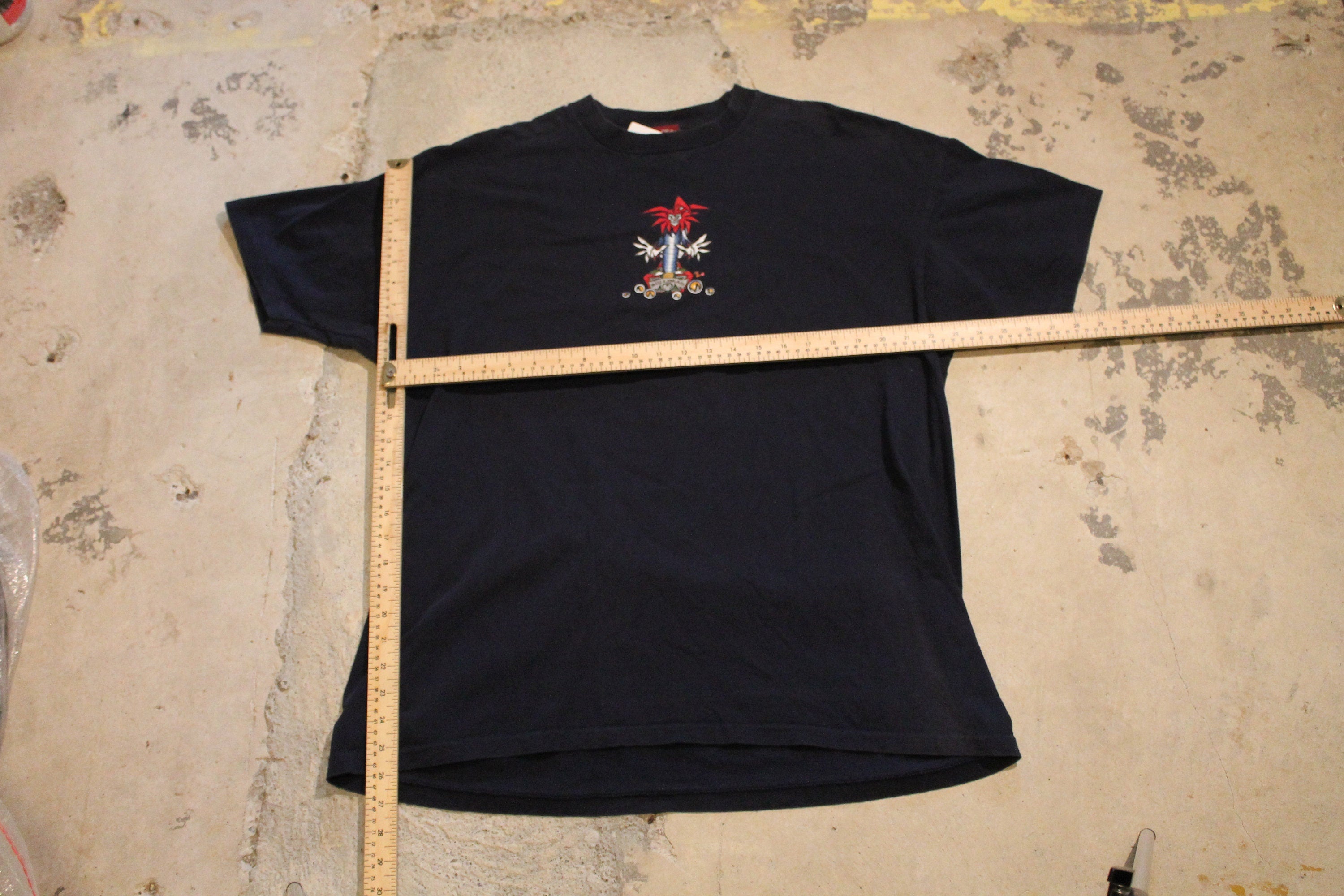 Vintage 1990s Bullhead Denim Clown Graphic T Shirt