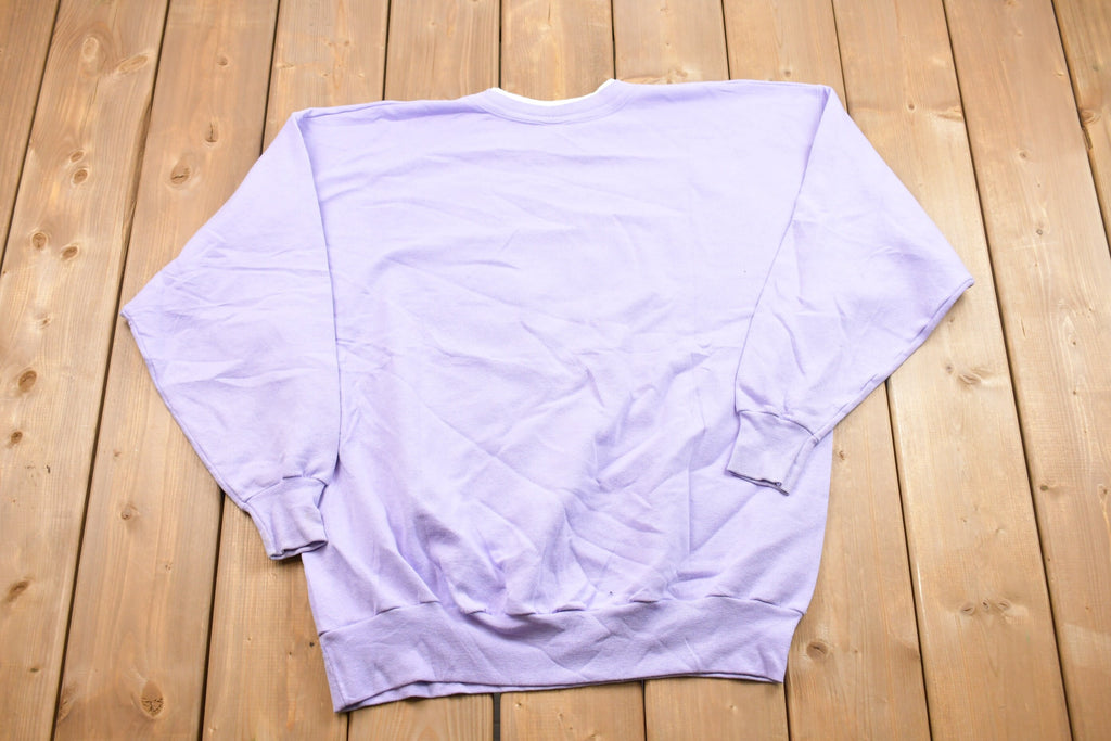 Vintage 1990s Morning Sun Winter Wonderland Crewneck Sweatshirt / 90s Crewneck / Women's Vintage / Athleisure / Streetwear / Cute Vintage