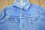 Vintage 1990s Light Wash Jean Jacket Size