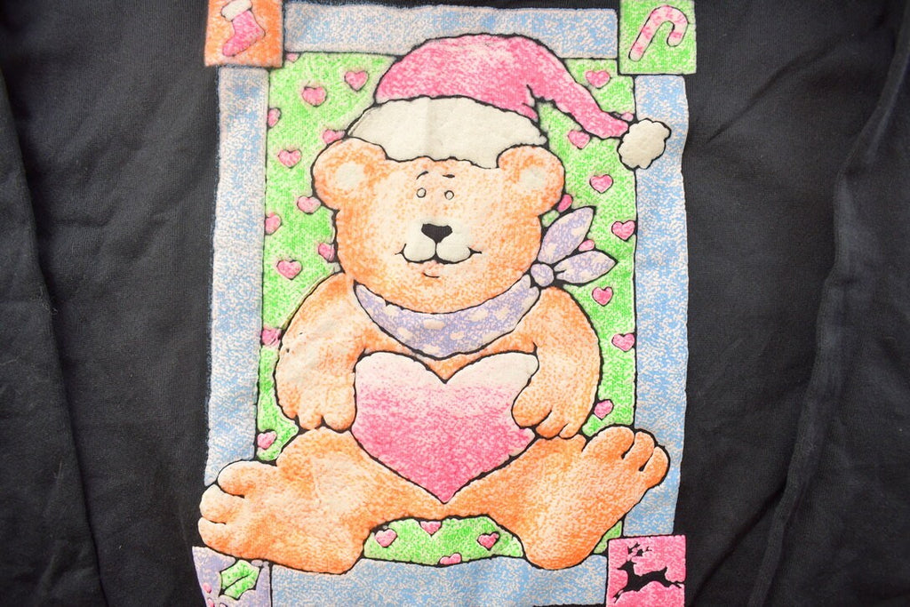Vintage 1989 Cute Teddybear Crewneck Sweatshirt