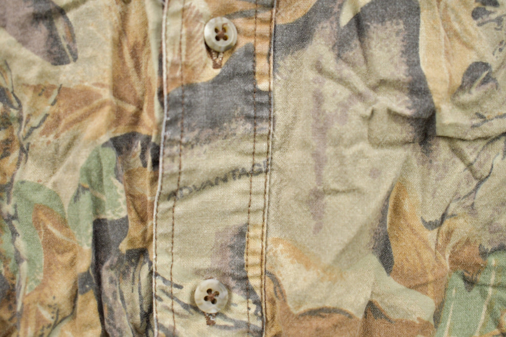 Vintage 1990s Spartan Hunting Camo Button Up