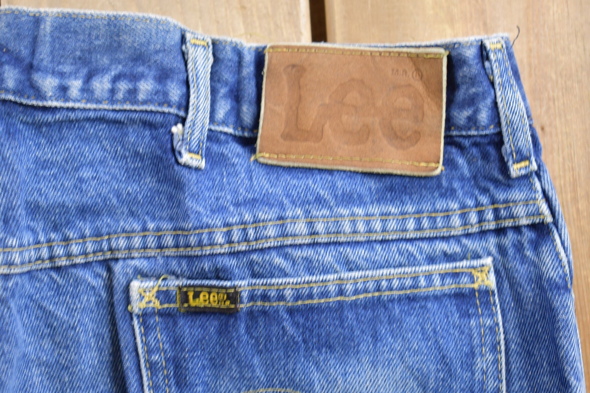 Vintage 1980s LEE Blue Jeans Size 35 x 31.5