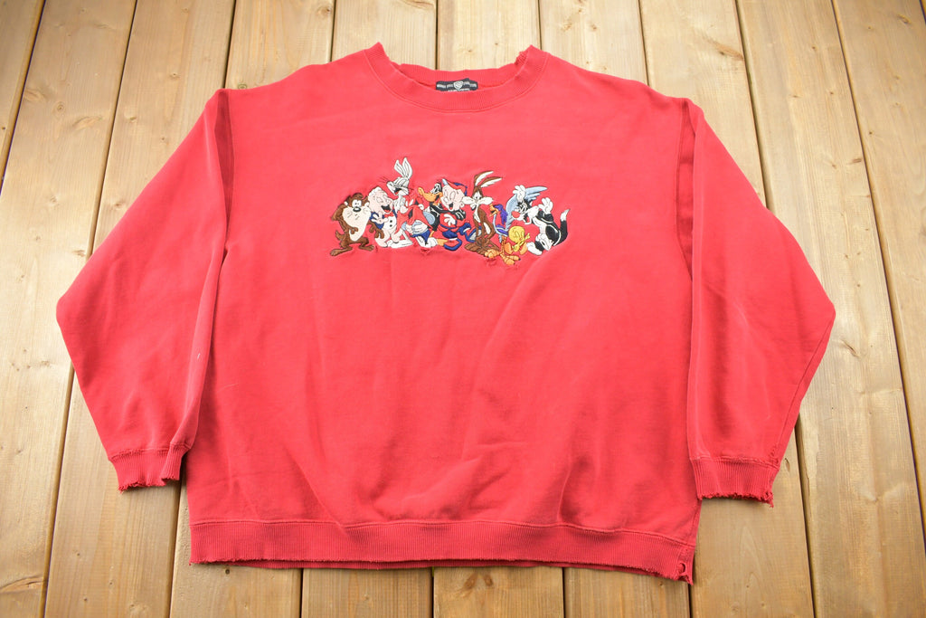 Vintage 1995 Looney Tunes Embroidered Crewneck Sweatshirt