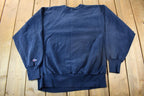 Vintage 1980s Penn State University Champion Reverse Weave Warmup Crewneck