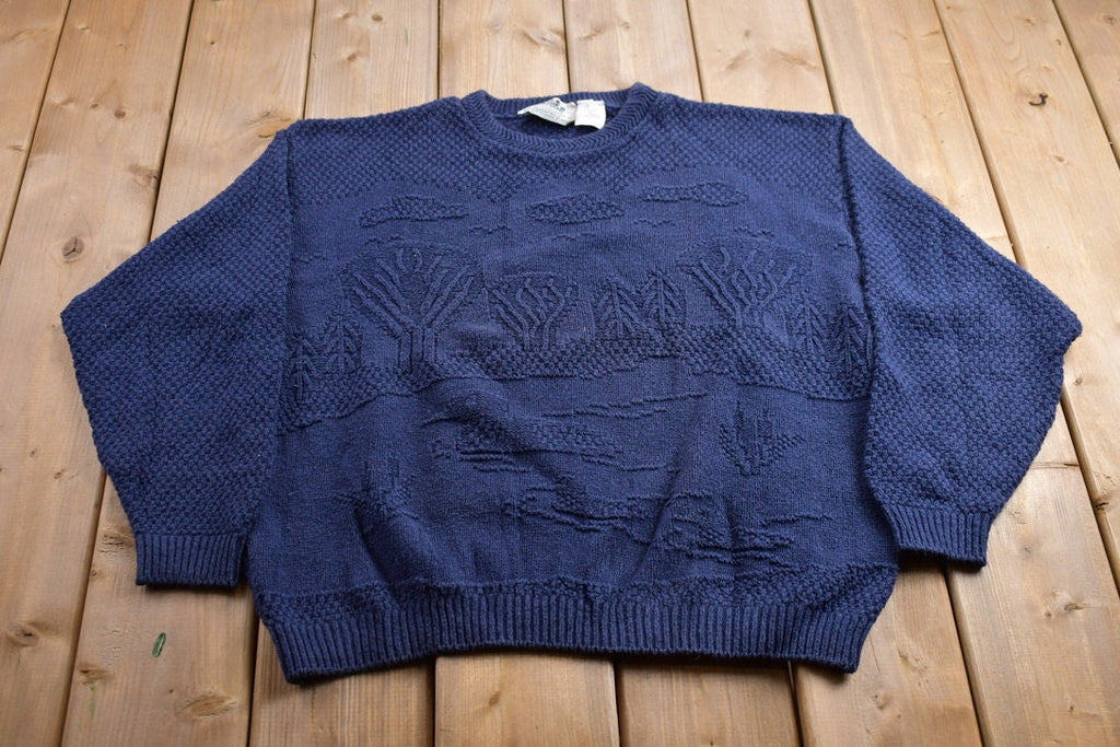 Vintage 1990s Northern Reflections Knitted Crewneck Sweater