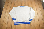 Vintage 1990s Dodger US Communications Embroidered Crewneck Sweatshirt Made In USA
