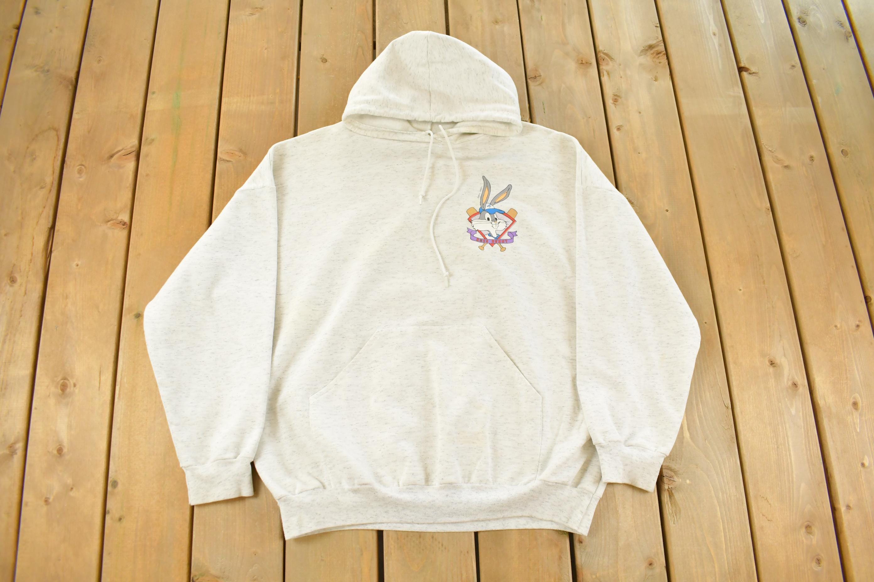 Vintage 1990s Looney Tunes Toronto Blue Jays World Series Hoodie Men's XL