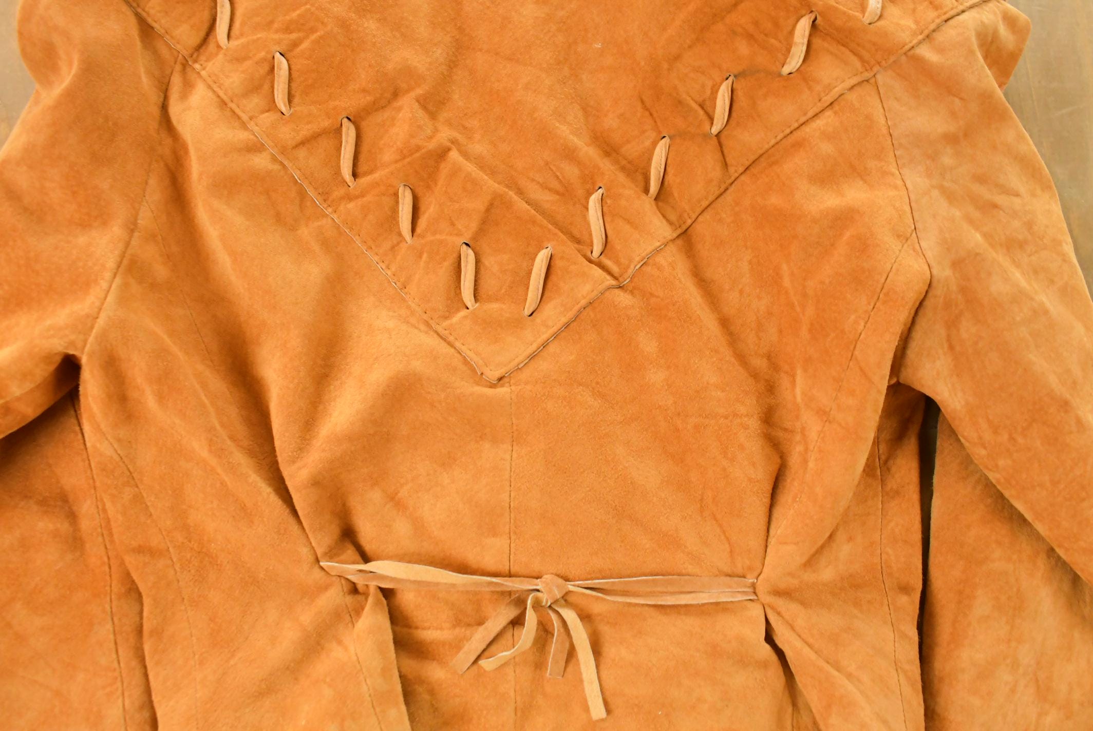 Vintage 1970s Contempo Casuals Leather Blazer Jacket Women's XS