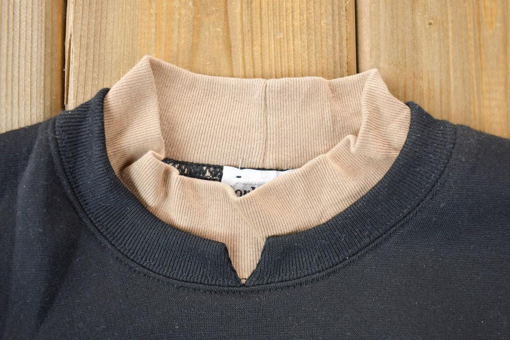 Vintage 1990s Bonworth Double Collar Giraffe Africa Crewneck