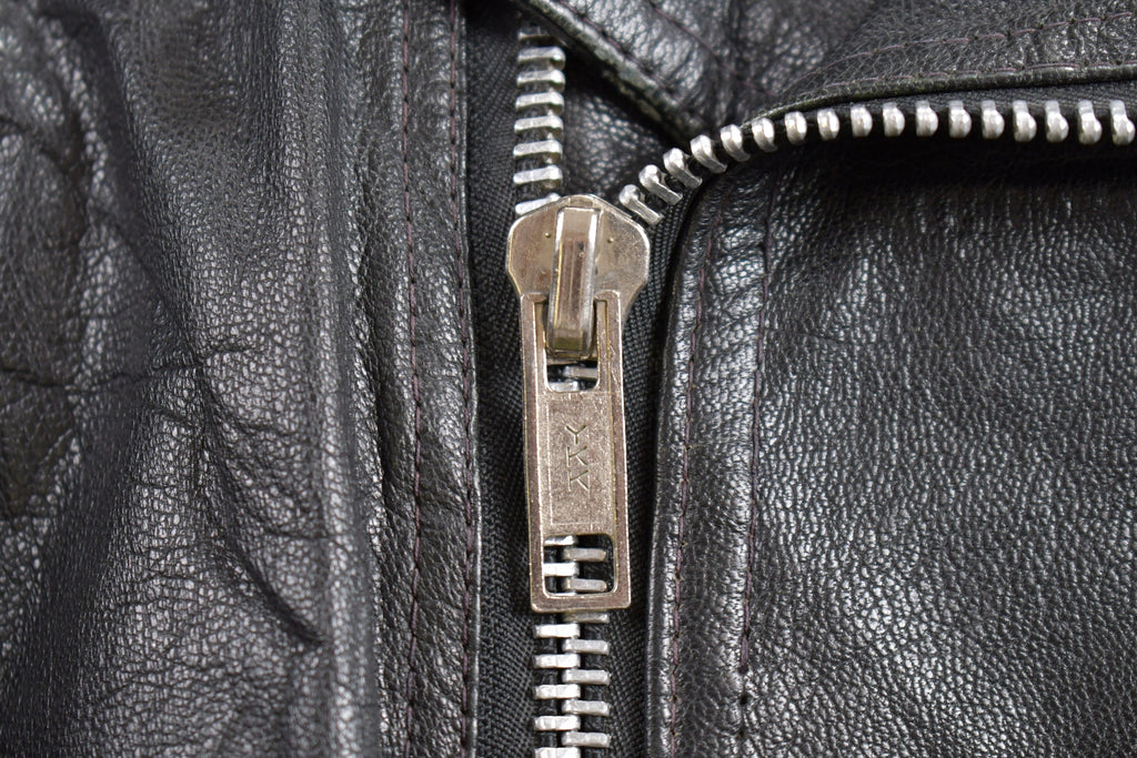 Vintage 1980s Leather Biker Jacket