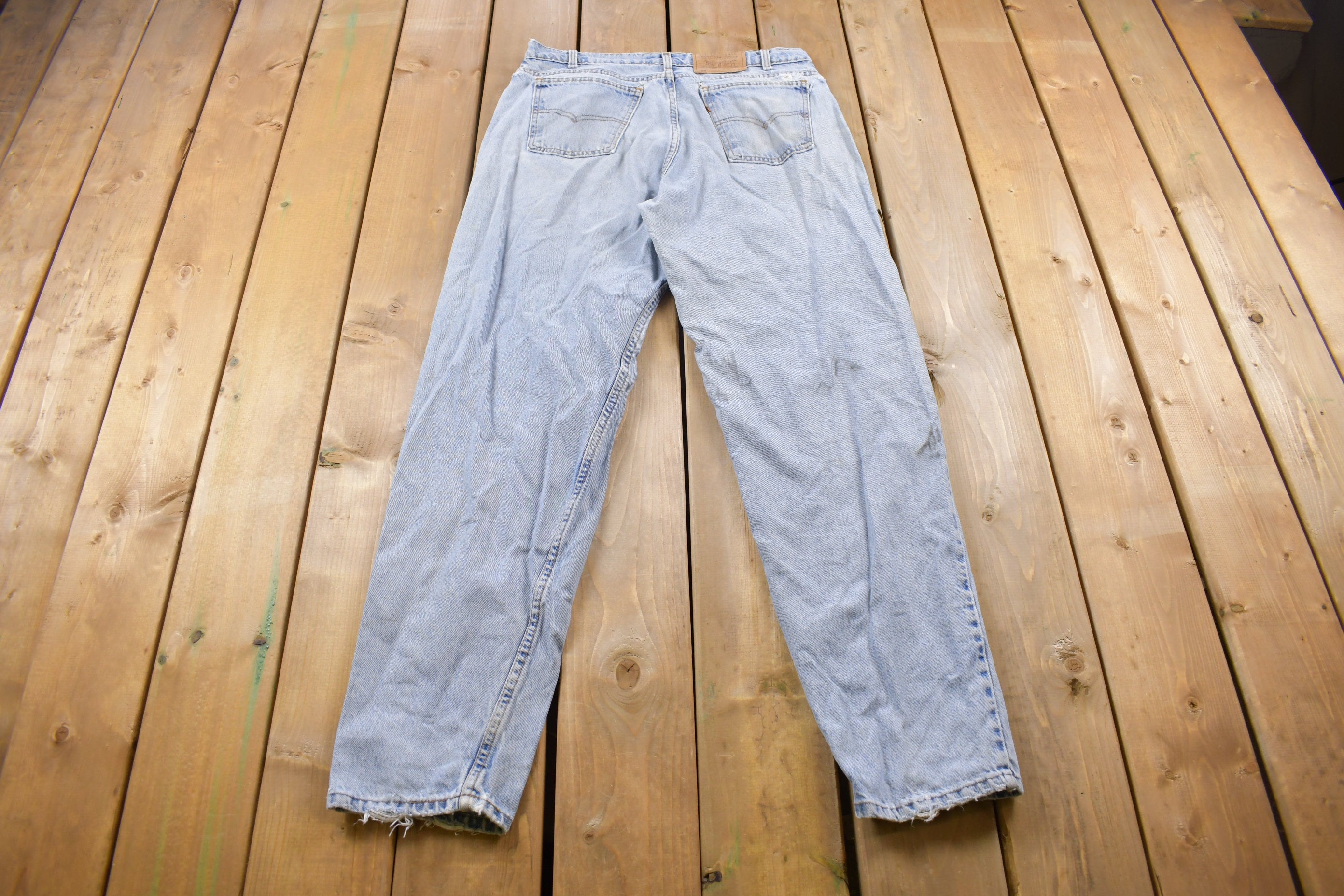 Vintage 1990s Levi's 560 Orange Tab Jeans Size 34 x 33