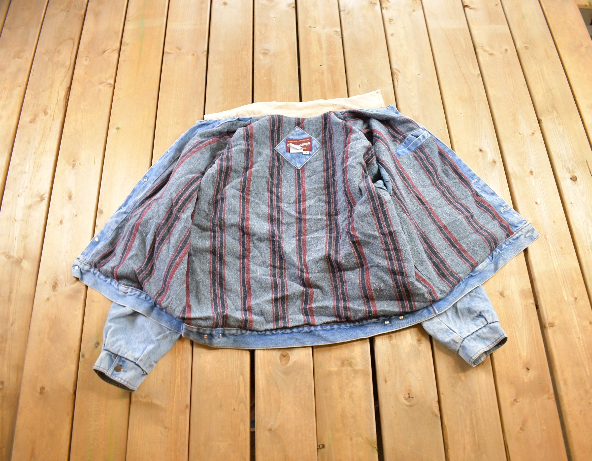 Vintage 1980s Rustler Denim Jean Jacket