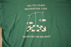Vintage 1998 YDC YFC Staff Recognition Graphic T Shirt Made In USA