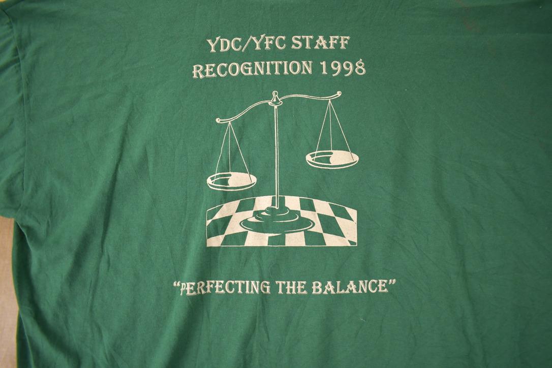 Vintage 1998 YDC YFC Staff Recognition Graphic T Shirt Made In USA