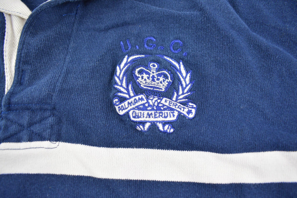 Vintage 1990s UGC Collegiate Rugby Sweater Made In Canada