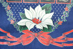 Vintage 1990s Noel Cute Double Collar Floral Christmas Crewneck Sweater