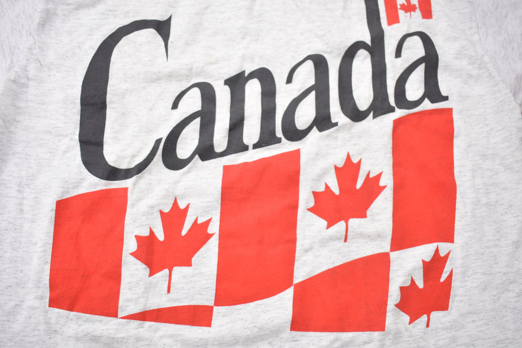 Vintage 1990s Canada Multiple Flags Graphic T-Shirt
