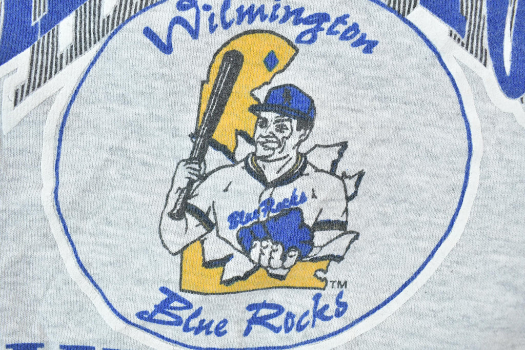 Vintage 1993 Wilmington Blue Rocks Baseball University Collegiate Crewneck