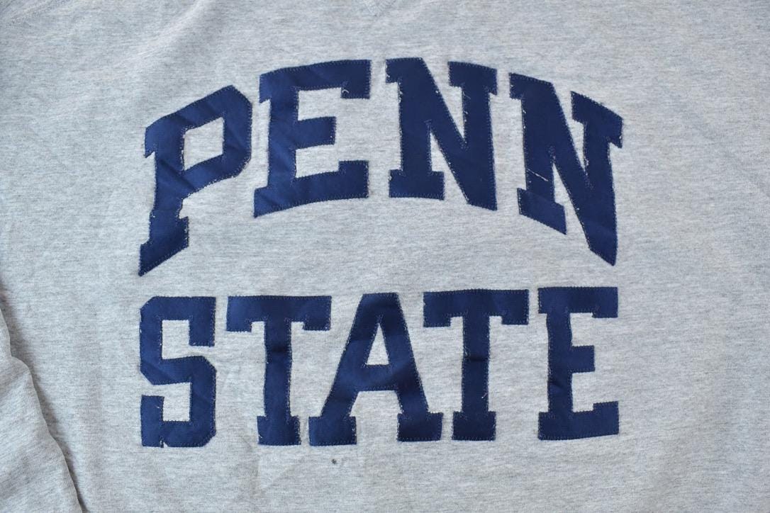 Vintage Y2K Penn State University Collegiate Russell High Cotton Crew Neck