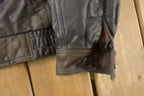 Vintage 1960s Reed Leather Bomber Flight Jacket Men's L /