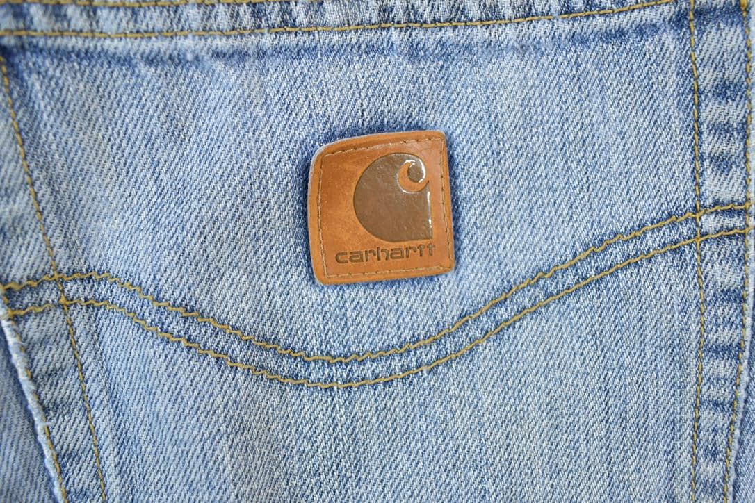 Vintage 1990s Carhartt Denim Distressed Jeans Size 32 x 32