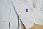 Vintage 1990s Champion Reverse Weave Women's Rugby Hoodie Sweatshirt