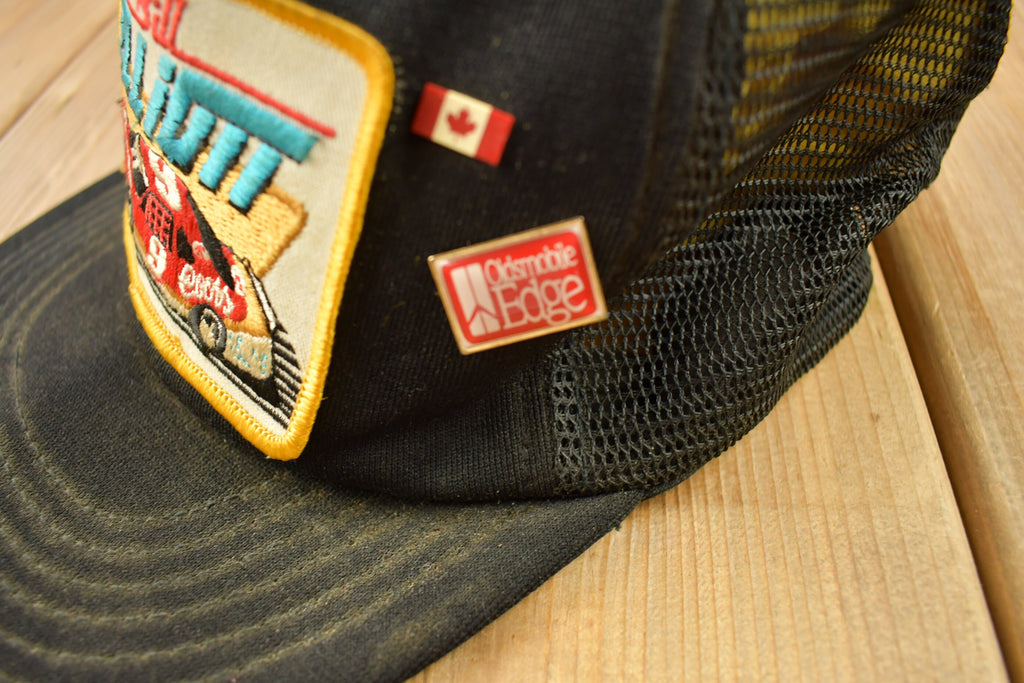 Vintage 1970s Bill Elliot Nascar Patch Trucker Hat
