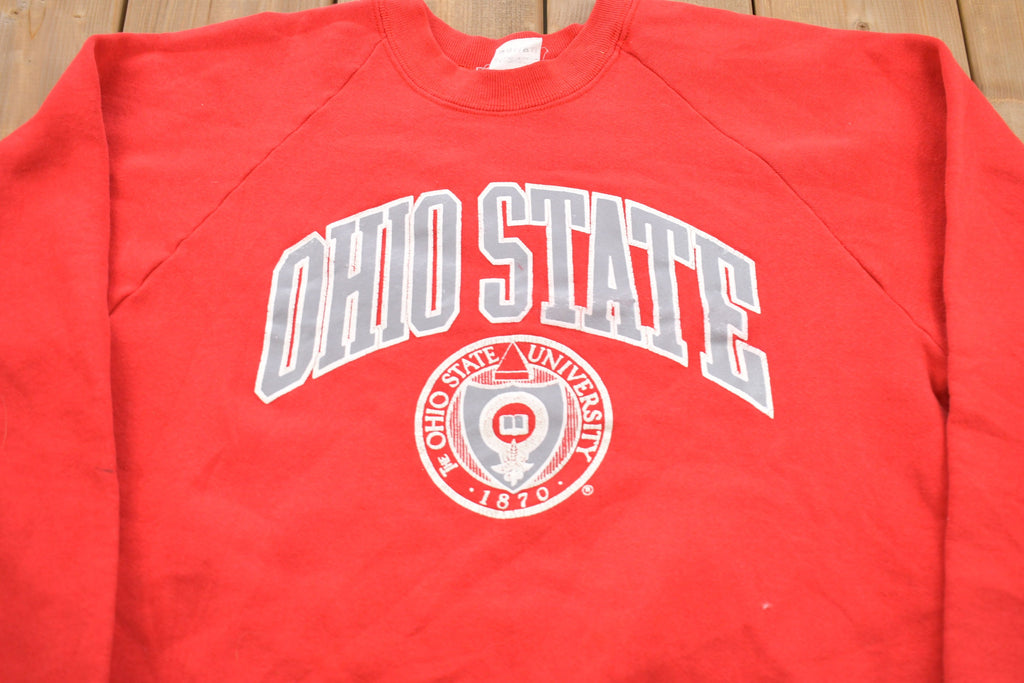 Vintage 1980s University of Ohio State Buckeyes Graphic Collegiate Crewneck