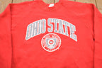 Vintage 1980s University of Ohio State Buckeyes Graphic Collegiate Crewneck