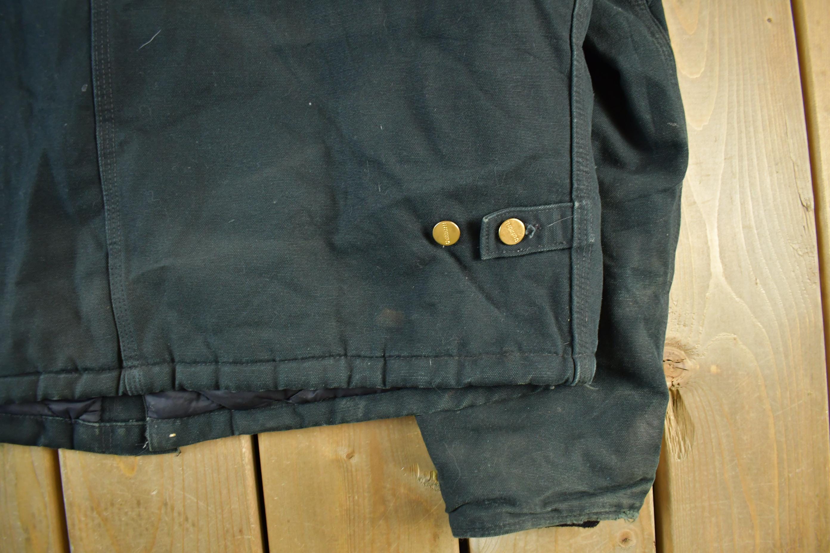 Vintage 1990s Carhartt Sun Faded Work Jacket Men's XL