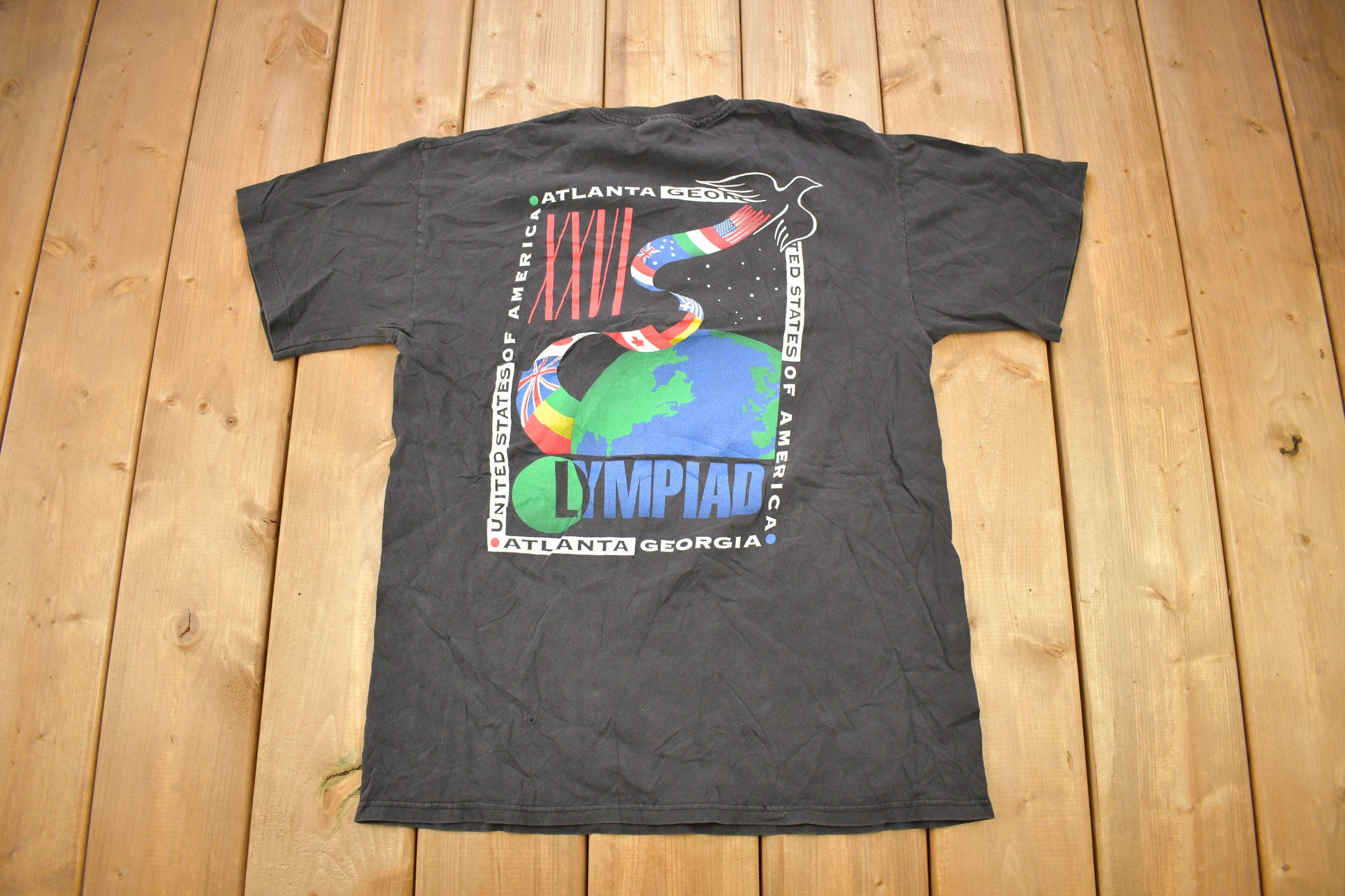 Vintage 1996 Atlanta Olympiad Olympics Graphic T Shirt