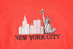 Vintage 1990s New York City Embroidered Statue Of Liberty Crewneck Sweatshirt Mens M