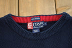 Vintage 1990s Chaps Ralph Lauren Chunky Knit Crewneck Sweater Men's XL /