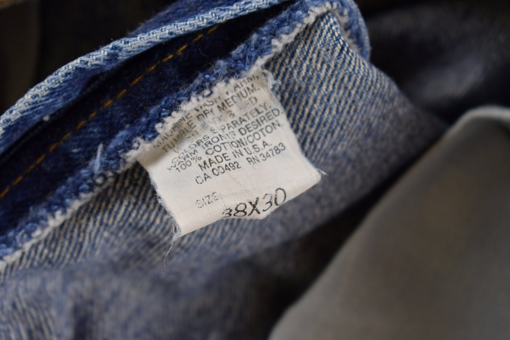 Vintage 1990s Lee Acid Wash Denim Jeans Size 36 x 27