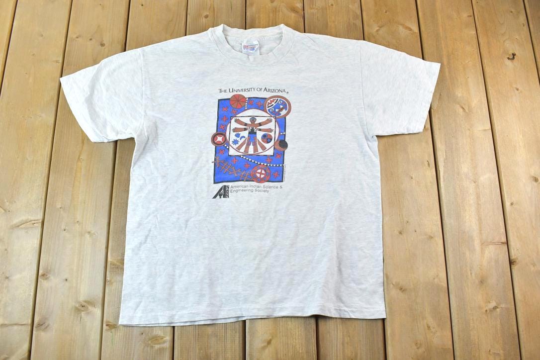 Vintage 1990s University Of Arizona Basketball Collegiate T-Shirt
