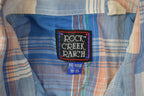 Vintage 1990s Plaid Rock Creek Ranch Button Up Shirt