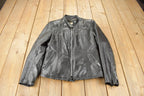 Vintage 1990s Leather Attic Genuine Leather Biker Jacket Made In Canada