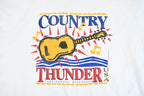 Vintage 1995 Lake Geneva Wisconsin Country Thunder Concert Single Stitch Graphic T-Shirt